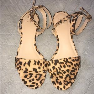 Women’s Cheetah print sandals